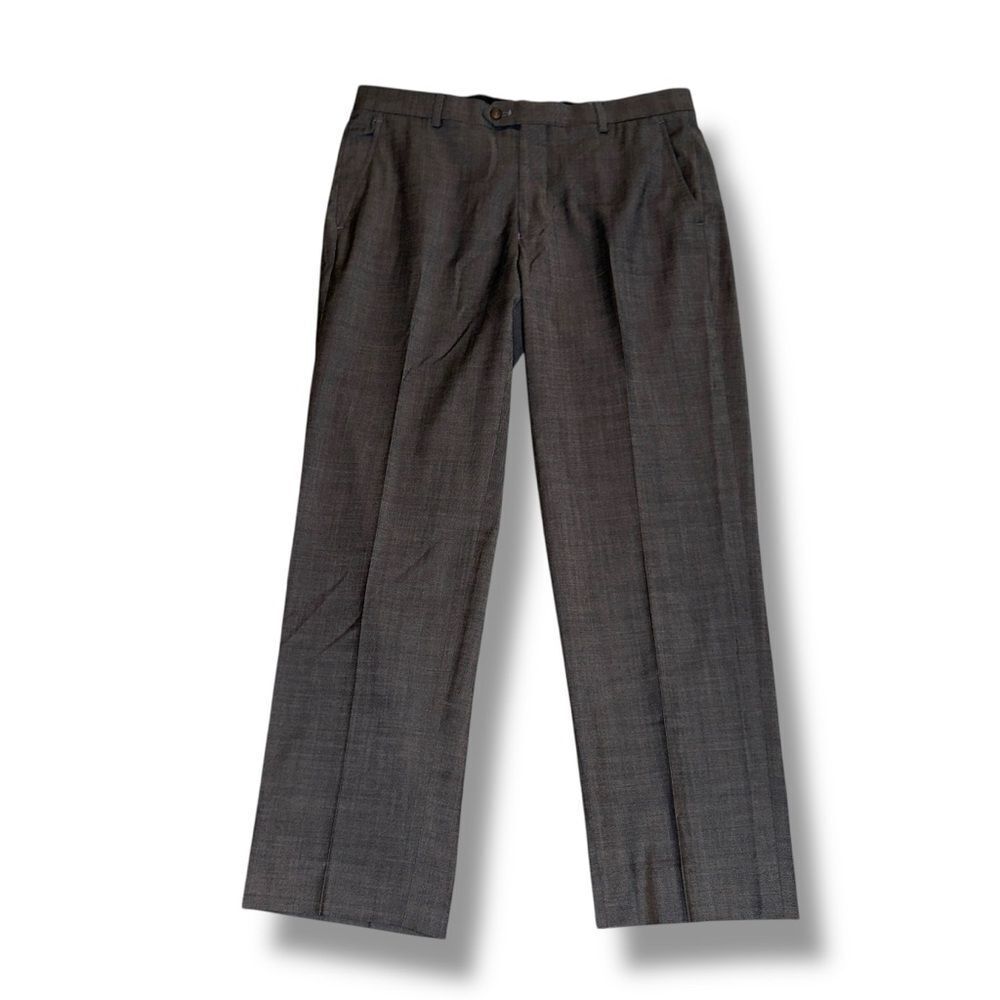 Joseph A. Bank Charcoal Gray Traveler Dress Pants Sz 35/32
